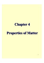 Chapter 4 Properties of Matter