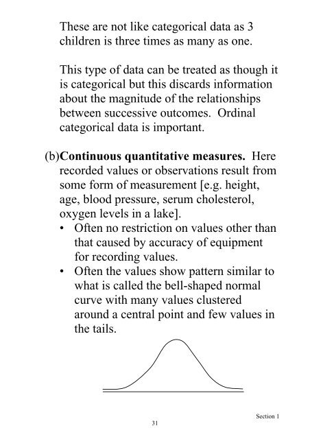 CONTENTS - Department of Mathematics and Statistics - University ...