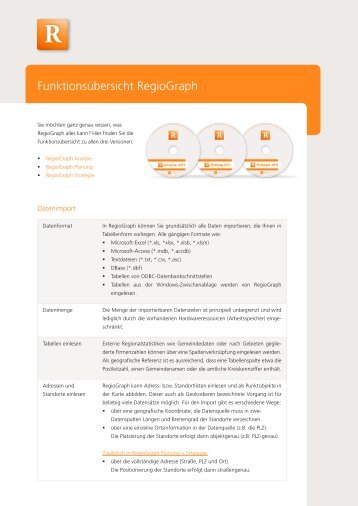 FunktionsÃƒÂ¼bersicht RegioGraph - Zim-Tec
