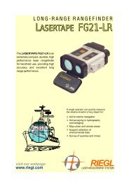 FG21-LR - RIEGL Laser Measurement Systems