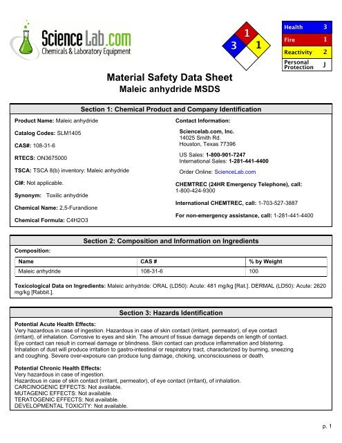Maleic Anhydride Pdf