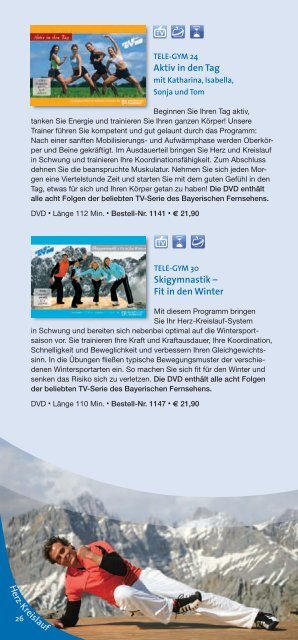 DVDs fÃ¼r Fitness und Gesundheit 1/2012 - Tele-Gym