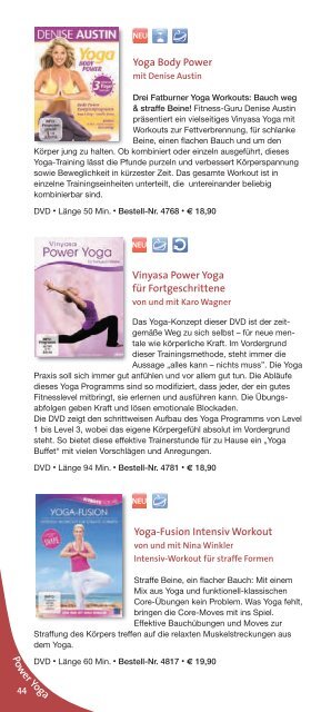 DVDs fÃ¼r Fitness und Gesundheit 1/2012 - Tele-Gym