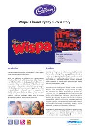 Wispa: A brand loyalty success story - Business 2000