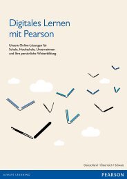 Digitales Lernen mit Pearson - Pearson Deutschland