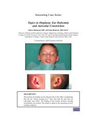 Ear Deformity and Auricular Constriction - ePlasty