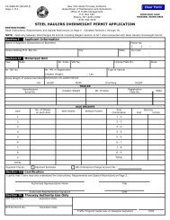 Steel Haulers Overweight Permit Application - New York State ...
