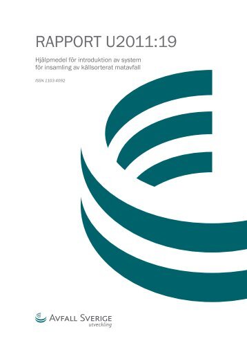 RAPPORT U2011:19 - Avfall Sverige