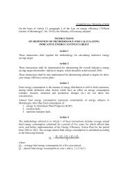 Methodology for calculating indicative energy savings target