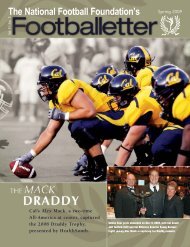 Vol. 51, No. 2 - Spring Issue - The National Football Foundation