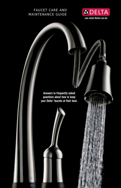 Faucet Care And Maintenance Guide Delta Faucet