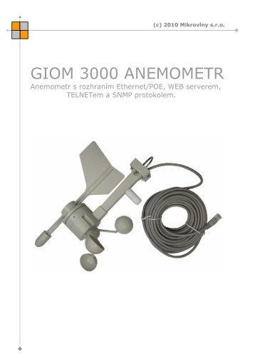 GIOM 3000 ANEMOMETR