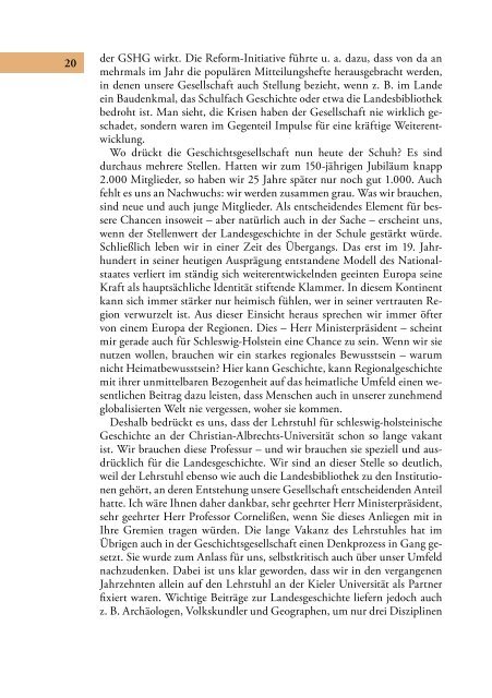 Mitteilungen 74 Juni 2008 - Geschichte in Schleswig-Holstein