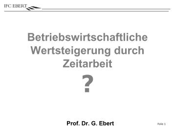 Betriebswirtschaftliche Wertsteigerung durch Zeitarbeit - Apontis