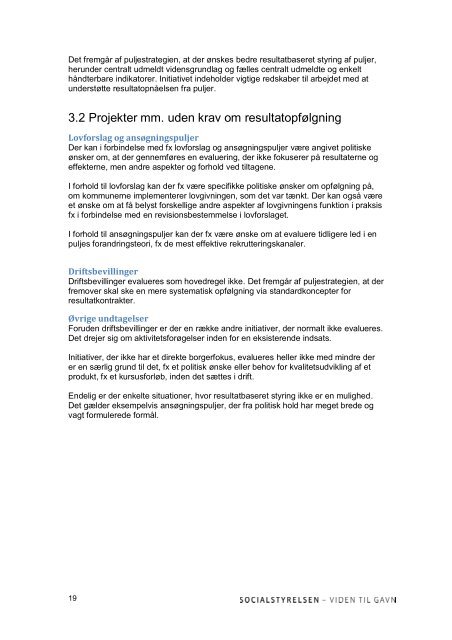 politik for udvikling og anvendelse af evidens.pdf - Socialstyrelsen