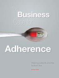 The Business Case for Adherence - National Community ...