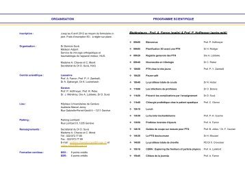 Programme scientifique - Symbios