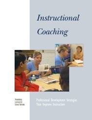 Instructional Coaching - Annenberg Institute for School Reform