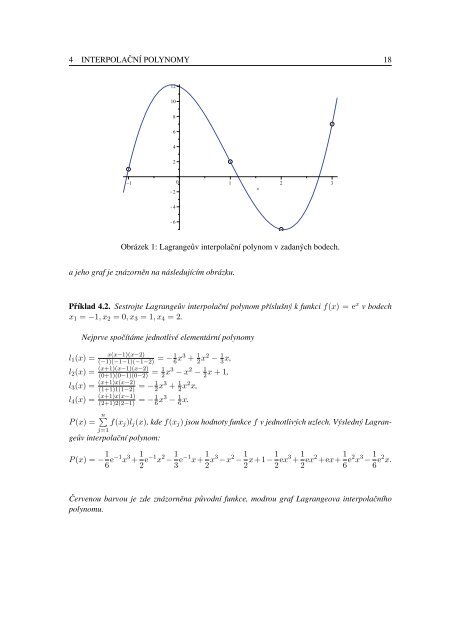 Gaussovy kvadratury Gaussian Quadrature