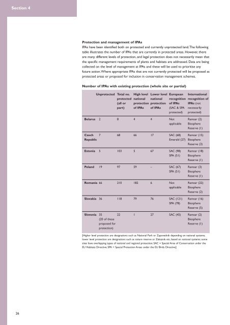 important plant areas in central and eastern europe - Plantlife