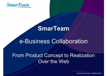 SmarTeam e-Business Collaboration - CATIA Teamcenter Interface ...