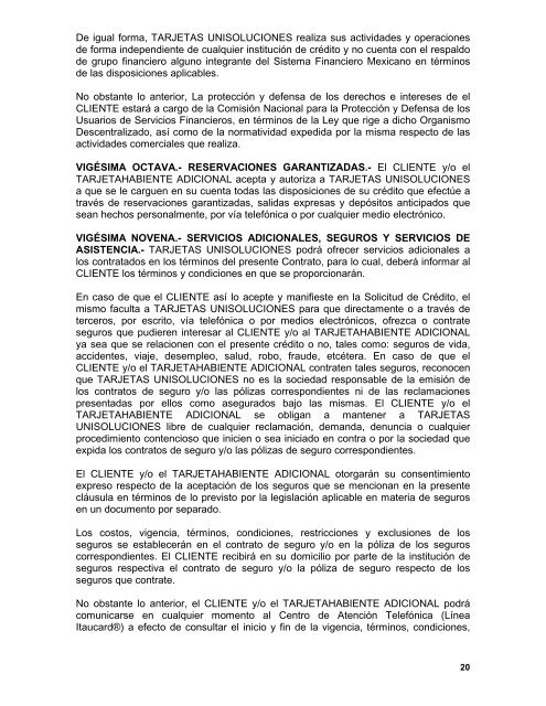 formato contrato reca - Itaucard