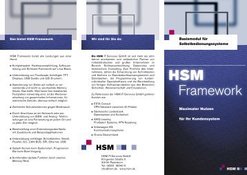 HSM Framework - HSM IT-Services GmbH