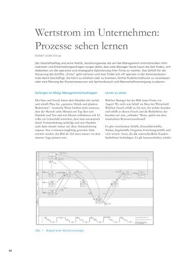 Wertstrom im Unternehmen - Schuh Group