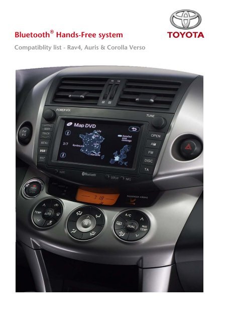 Bluetooth - Toyota