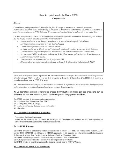 Annexes 1 Ã  3 note prÃ©sentation PPRT - DREAL des Pays de la Loire