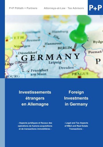 Investissements Ã©trangers en Allemagne Foreign Investments in ...