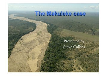 Makuleke case presentation by Steve Collins - The African Safari ...