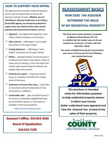 REASSESSMENT BASICS - St. Louis County Department of Revenue