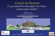 Cancer du rectum : ce qu'attend le chirurgien de l'Ã©cho ... - SFED