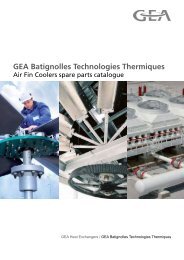 catalogue - GEA Batignolles Technologies Thermiques - Nantes