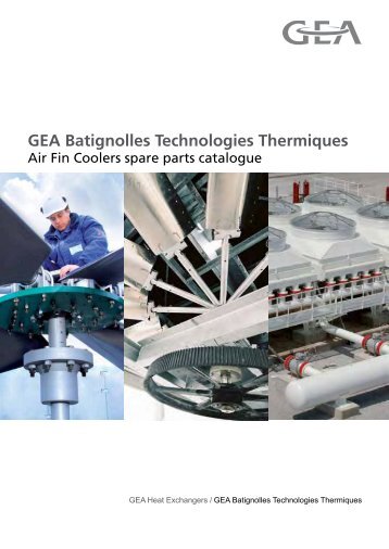 catalogue - GEA Batignolles Technologies Thermiques - Nantes