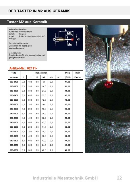 Artikel-Nr. - IMTEC Industrielle Messtechnik GmbH