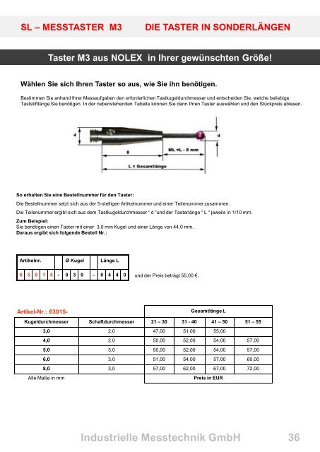 Artikel-Nr. - IMTEC Industrielle Messtechnik GmbH