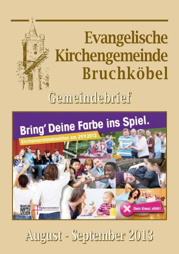 Gemeindebrief August - September 2013 - Evangelische Kirche ...