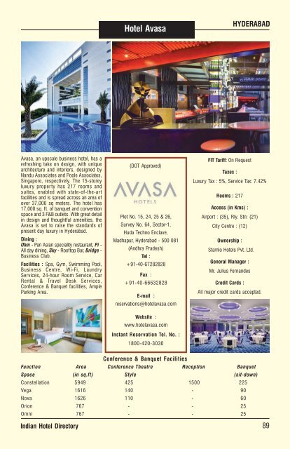 IHD-Indian Hotel Directory 2014