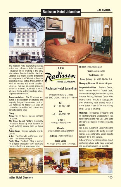 IHD-Indian Hotel Directory 2014