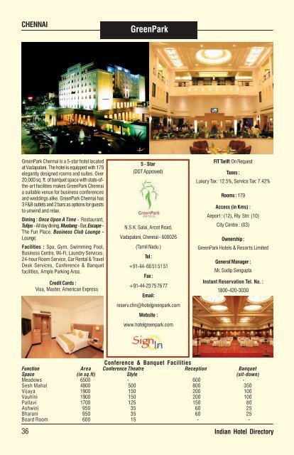 IHD-Indian Hotel Directory 2014