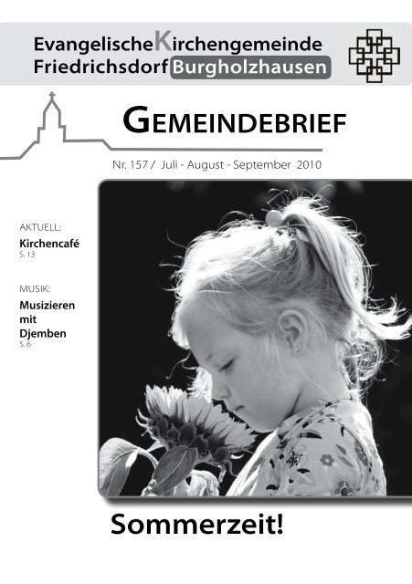 Gemeindebrief Juli â September 2010 - Evangelische ...