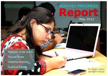 Monthly Progress Report May-2012 - IRM