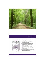 Kohl & Partner - Destination Wald