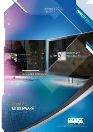 OpenTV 5 Middleware - TV Connect