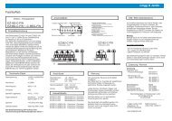 FacilityWeb EZ162-C-FW EZ382-C-FW / -C-REG-FW Lingg & Janke