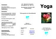 Yoga - SV Curslack Neuengamme