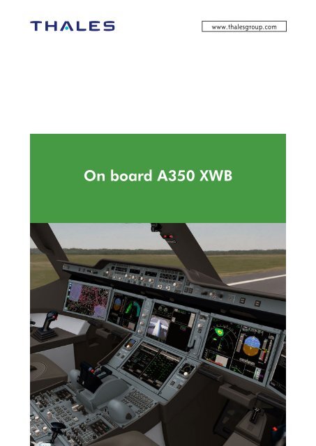 On board A350 XWB - Thales Group