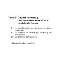 Tema 8 Capital humano y crecimiento econÃƒÂ³mico. El modelo de Lucas